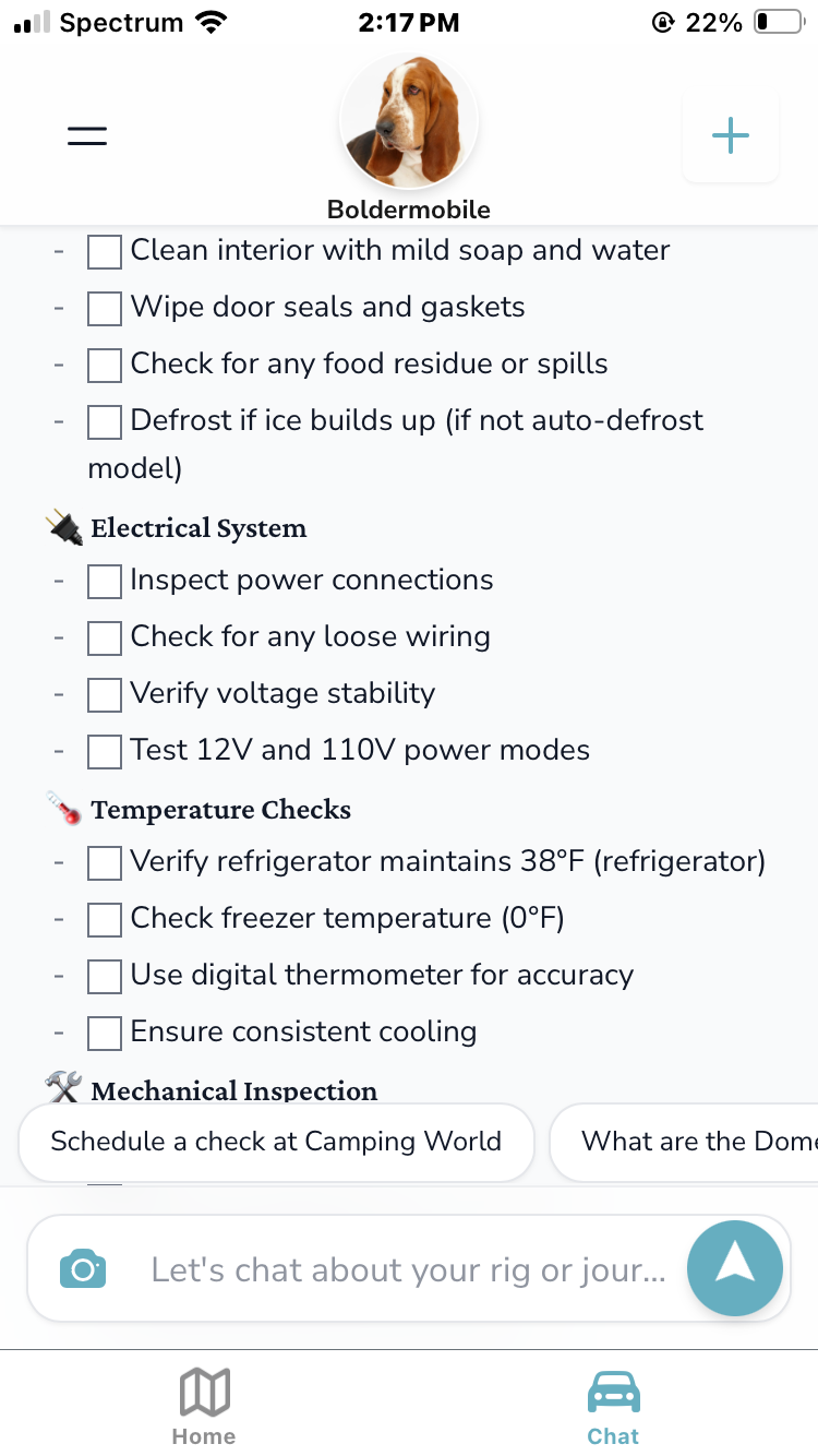 Grover app troubleshooting van fridge problems with expert guidance